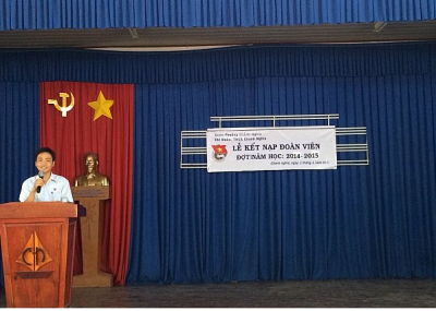 Đồng chí Trần Thanh Hải - Bí thư Đoàn phường Chánh Nghĩa