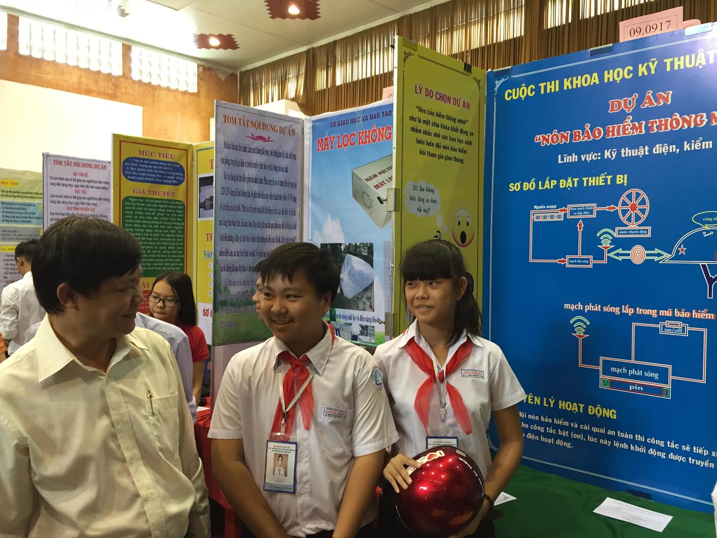 Máy tuốt bắp của Huỳnh Đức Phú - Ảnh: Thành Nhơn