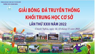 Giải Bóng đá truyền thống khối THCS lần thứ 23 năm 2022