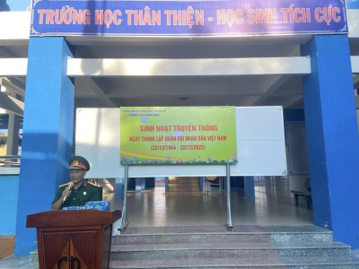 Sinh hoạt truyền thống “Ngày thành lập Quân đội nhân nhân Việt Nam”