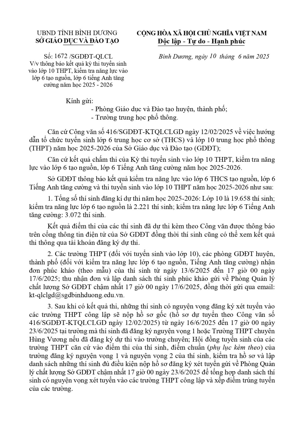 Thong bao ket qua tuyen sinh 10 signed (1) page 0001